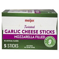 slide 15 of 29, Meijer Twisted Mozzarella Stuffed Garlic Bread Sticks, 11.5 oz