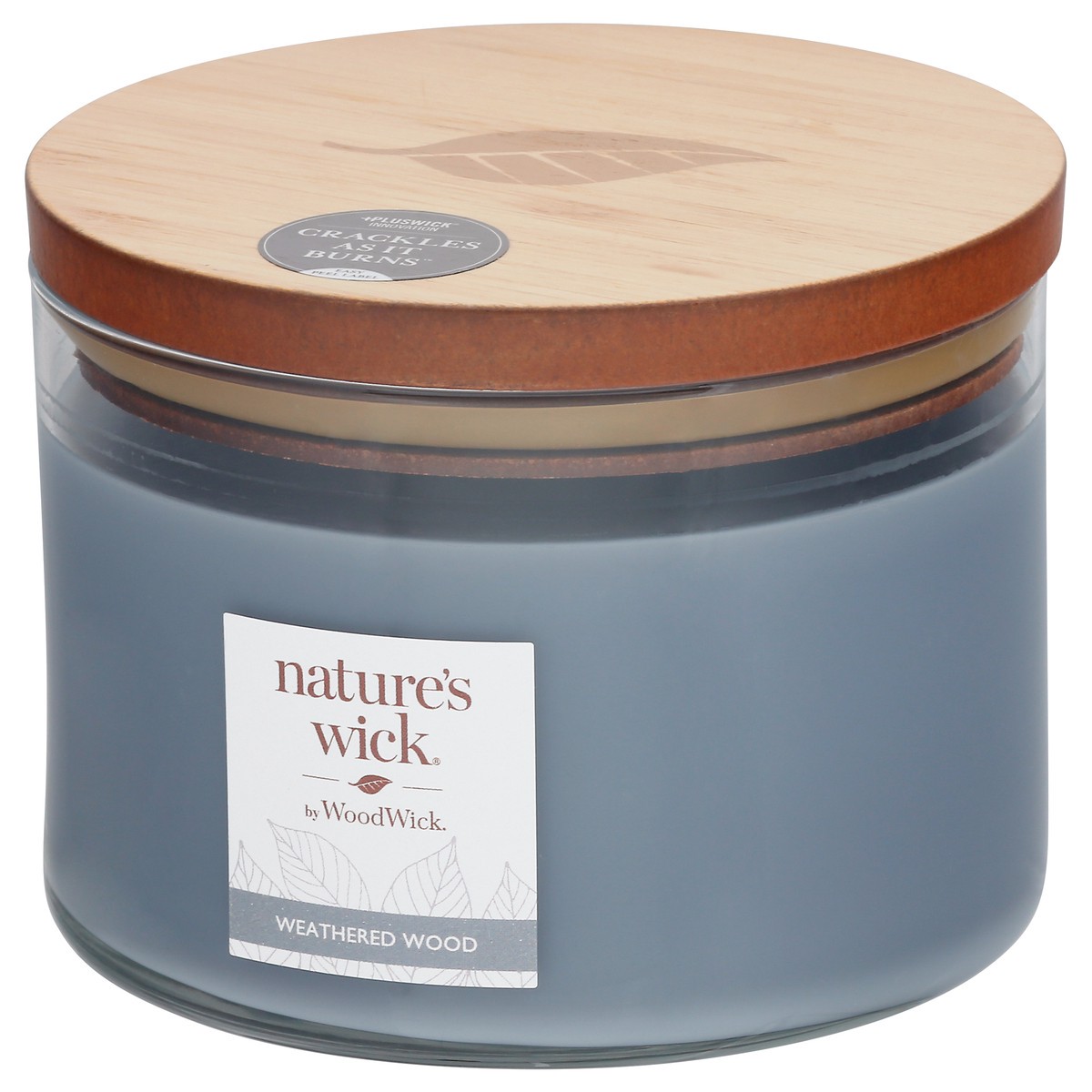 slide 3 of 9, Nature's Wick Weathered Woods Candle 1 ea, 1 ct