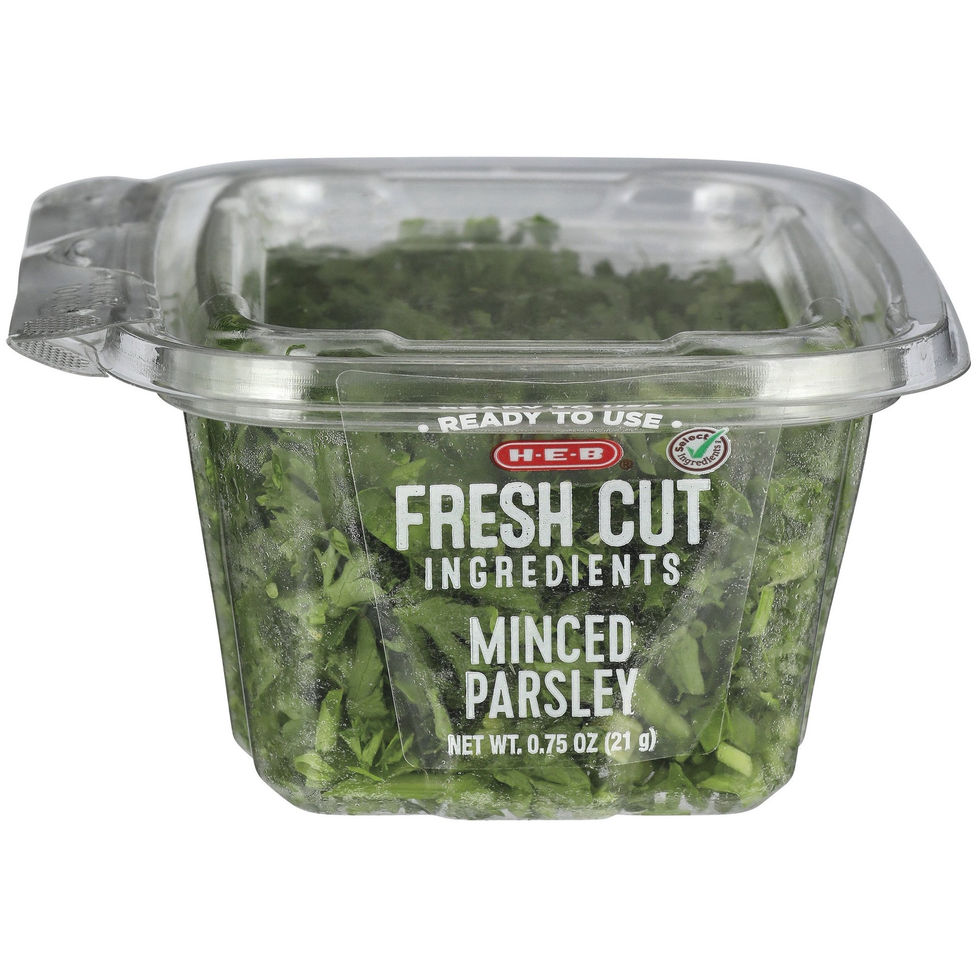 slide 1 of 1, H-E-B Fresh Minced Parsley - Single Serve, 0.75 oz