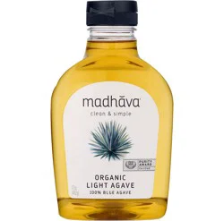 Madhava Honey Agave Nectar Golden Light