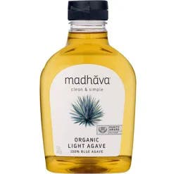 Madhava Honey Agave Nectar Golden Light