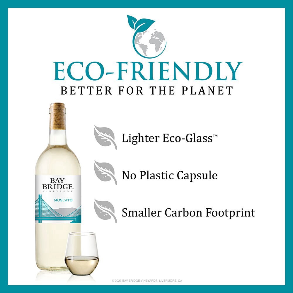 slide 3 of 4, Bay Bridge Vineyards Moscato, White Wine, 750ml, 750 ml
