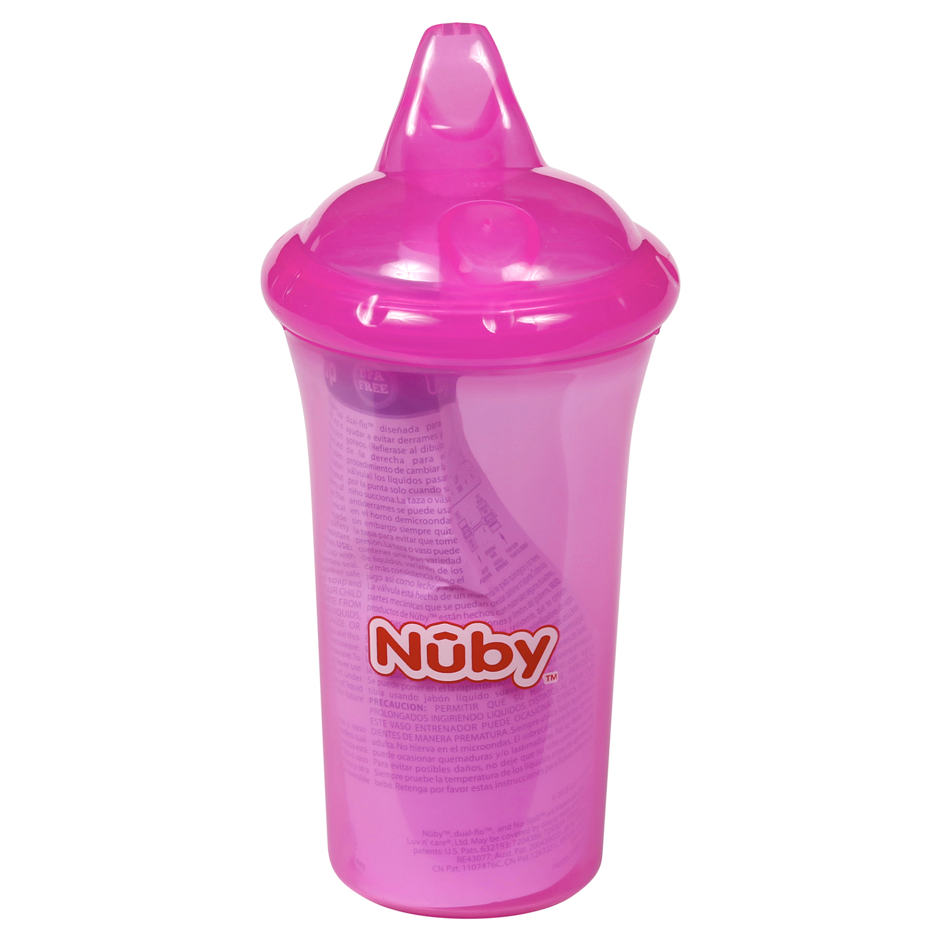 slide 1 of 2, Nuby No-Spill Hard Top Cup Assorted Colors, 9 oz