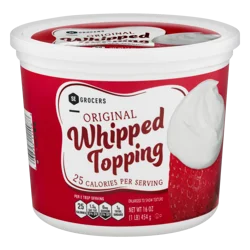 SE Grocers Whipped Topping Tub