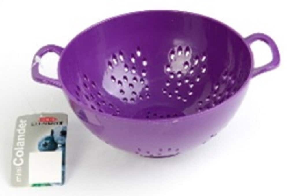 slide 1 of 1, Culinary Elements Ata Retail Mini Colander - Purple, 1 ct