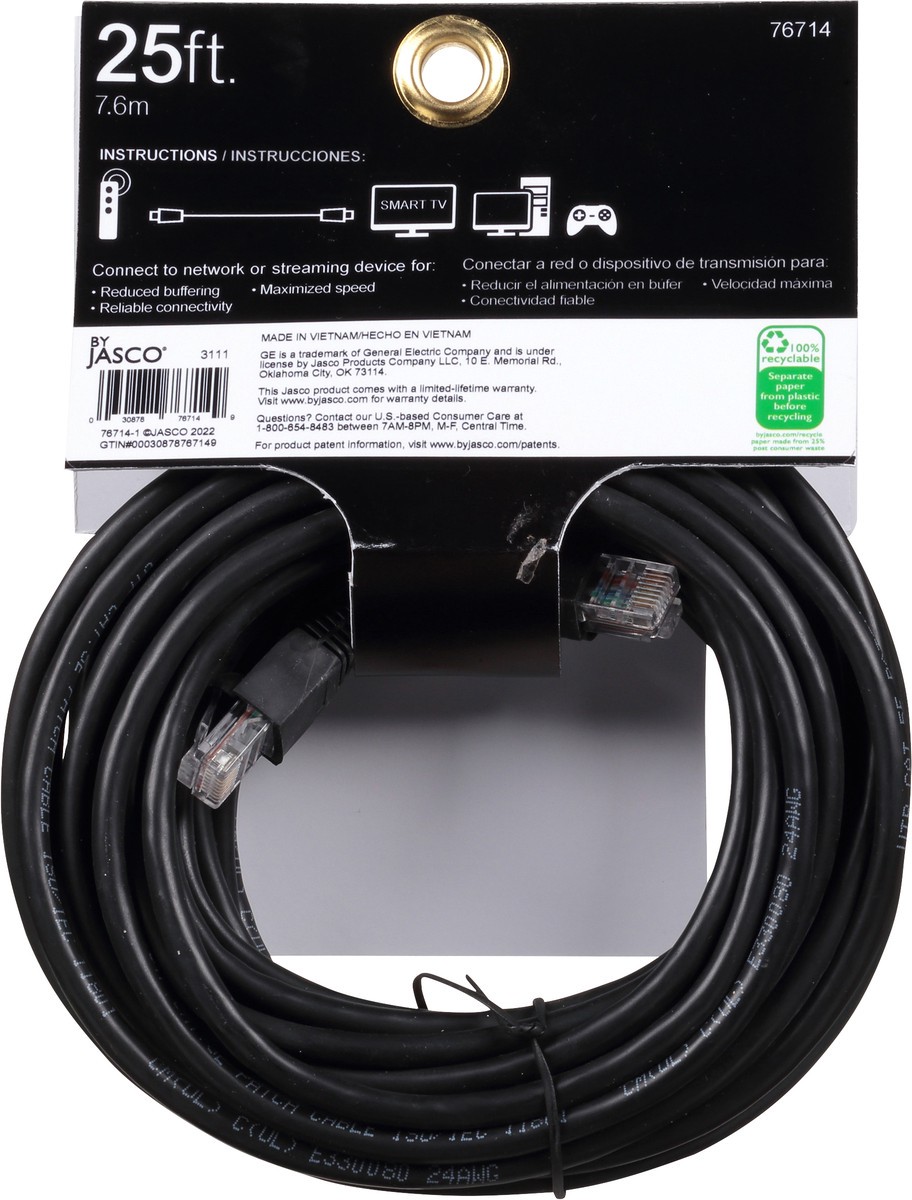 slide 3 of 9, Ge Cat8 Ethernet Cable, 1 ct