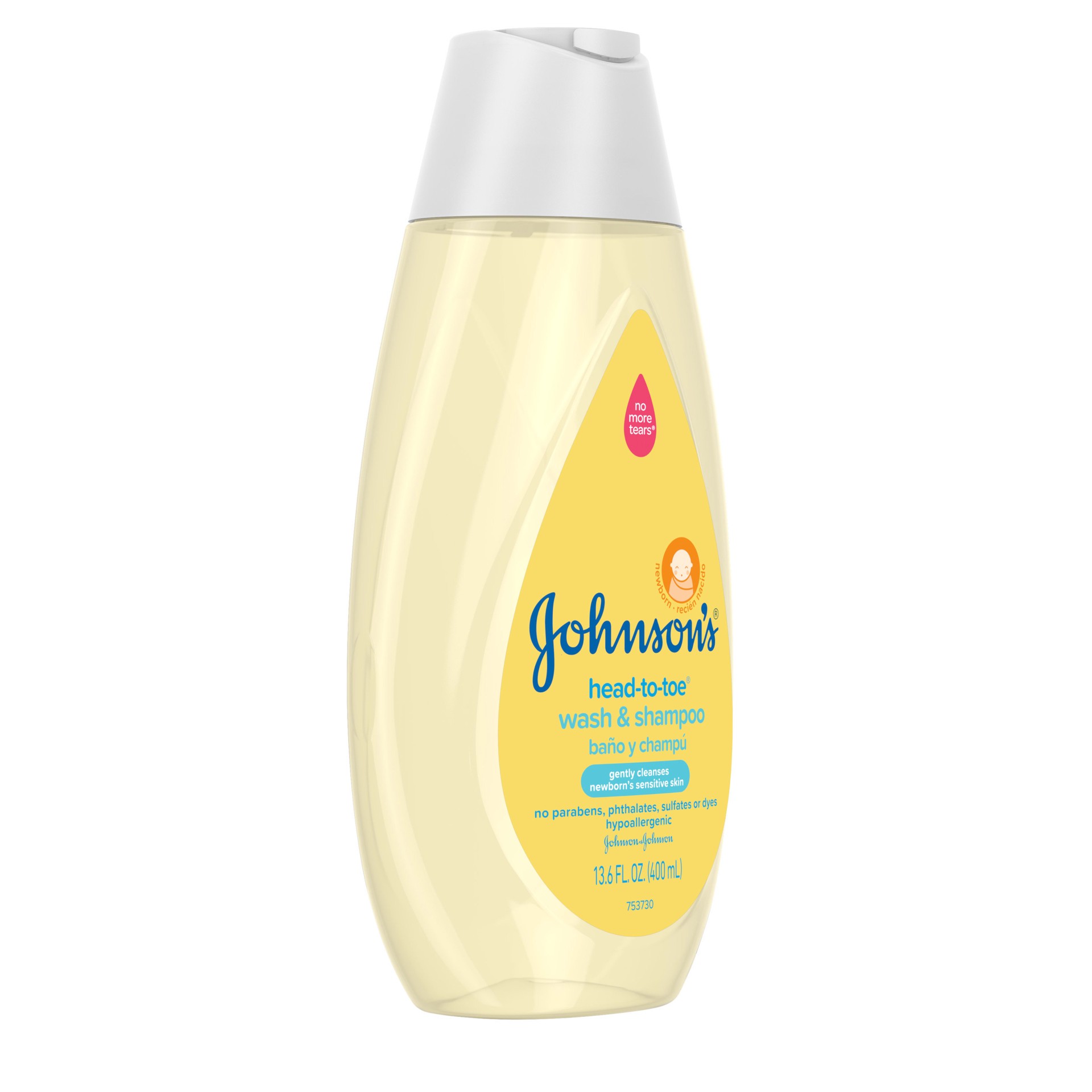 slide 7 of 7, Johnson's Head-To-Toe Gentle Baby Body Wash & Shampoo For Sensitive Skin - 13.6 fl oz, 13.6 fl oz