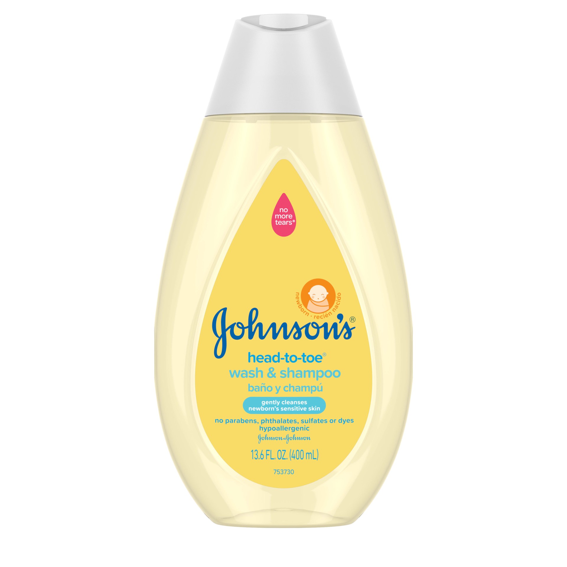 slide 3 of 7, Johnson's Head-To-Toe Gentle Baby Body Wash & Shampoo For Sensitive Skin - 13.6 fl oz, 13.6 fl oz