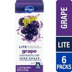 Kroger® Lite Zero Sugar Grape Instant Drink Mix