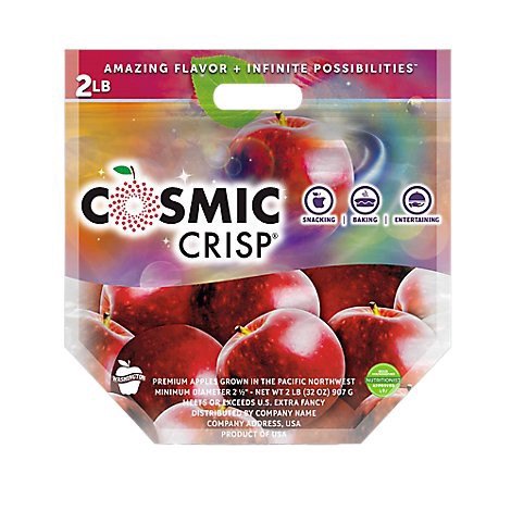 slide 1 of 1, Apples Cosmic Crisp 2Lb Pouch - 2 Lb, 2 lb