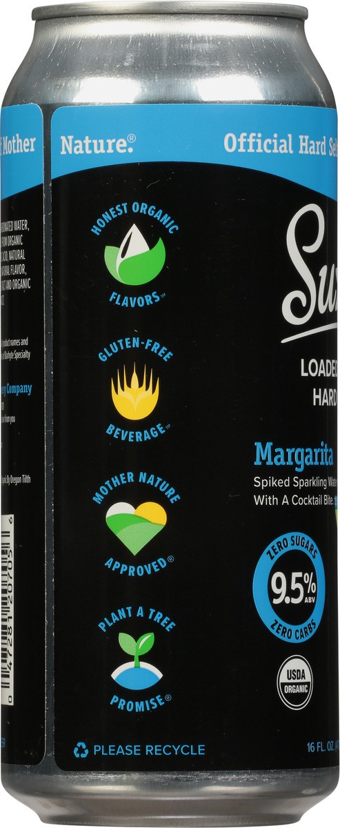 slide 9 of 12, Suzie's Loaded Organic Margarita Flavored Hard Seltzer, 4 ct; 16 fl oz