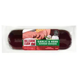 Hillshire Farm Hardwood Smoked Beef Summer Sausage, 12 oz