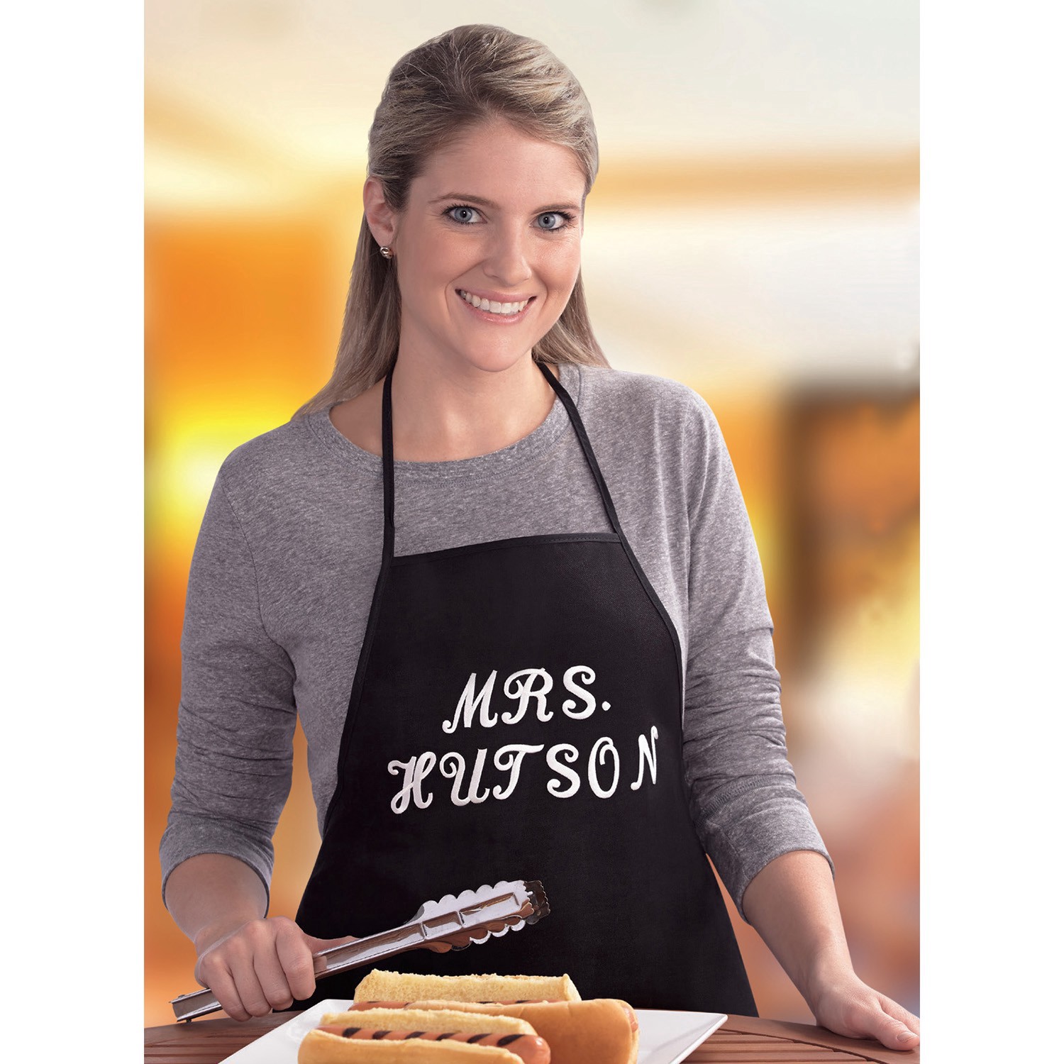 slide 2 of 2, Black Adult Apron By Make Market, 3ct., 3 ct