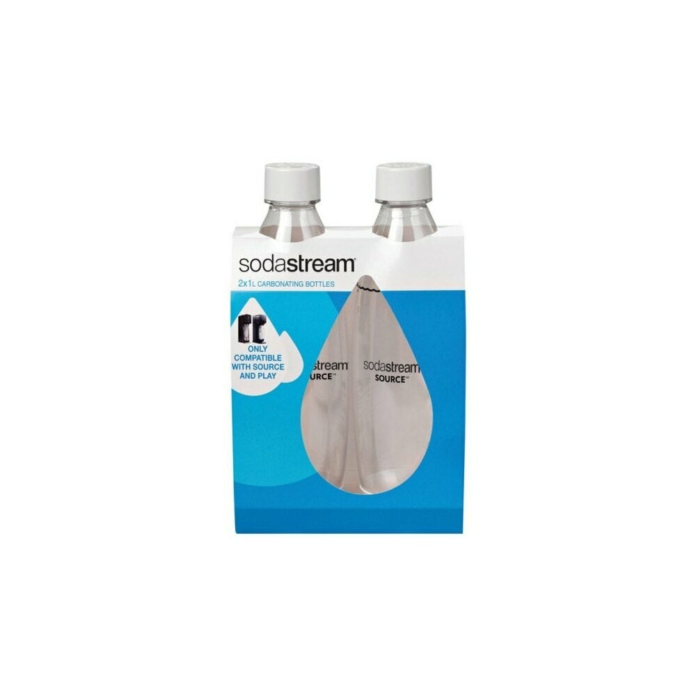 slide 1 of 2, SodaStream Source Set of Two Carbonating Water Bottles, 33 oz