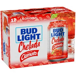 Bud Light Chelada Original Beer, 12 Pack - 12 fl oz Cans