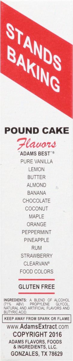 slide 6 of 12, Adams Extract Pound Cake Flavor Extract 1.5 oz, 1.5 oz
