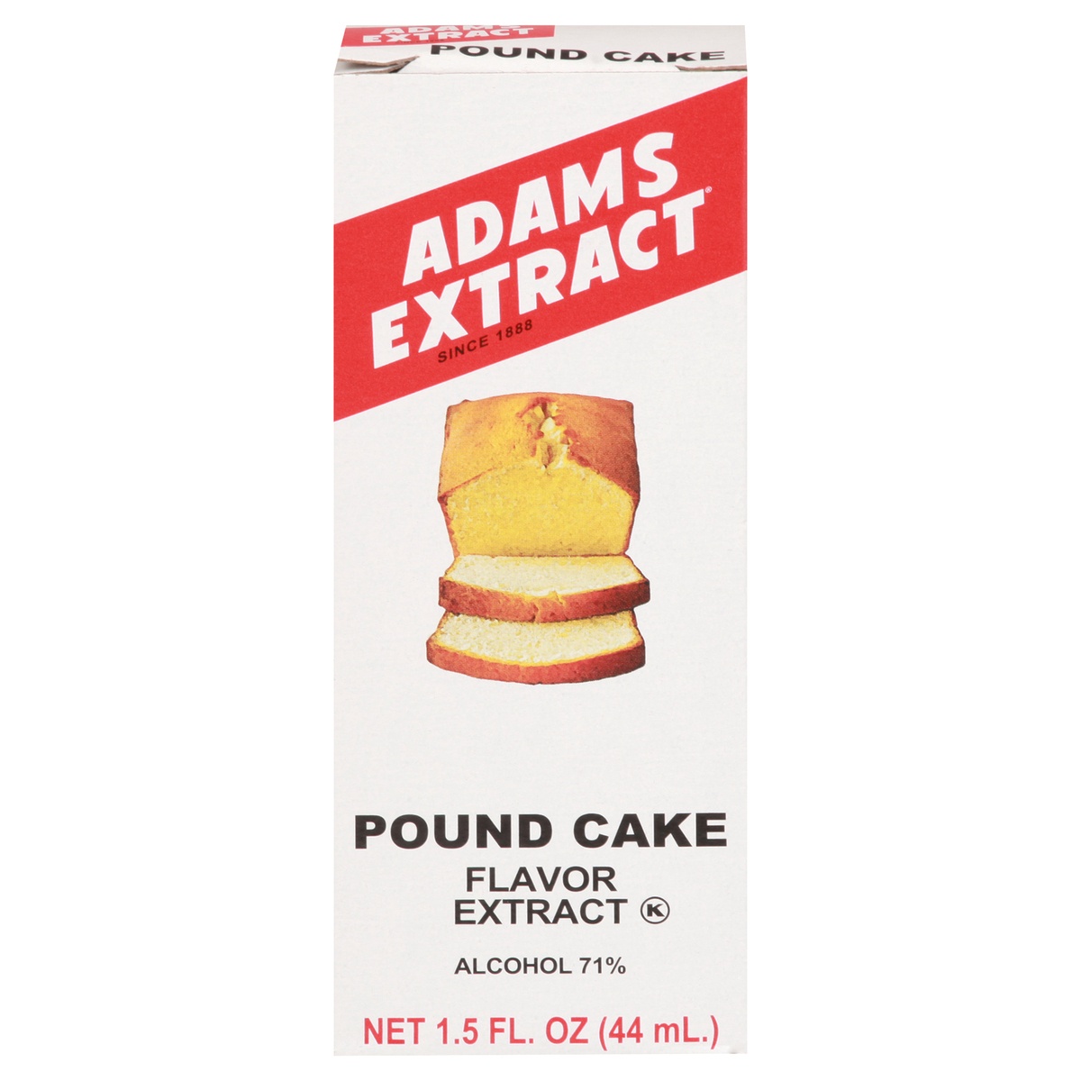 slide 1 of 1, Adams Extract Pound Cake Flavor, 1.5 oz