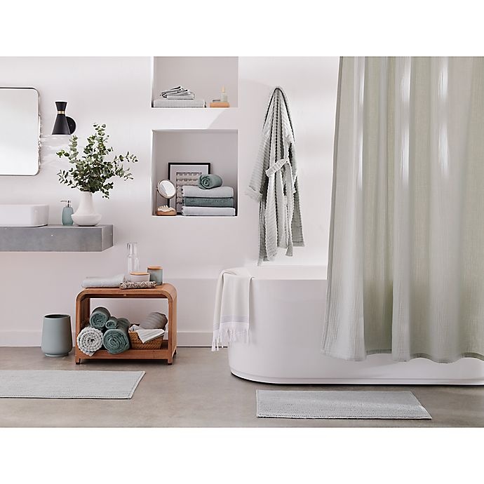 Haven Pebble Bath Rug - Harbor Mist'' 24 in x 40 in | Shipt