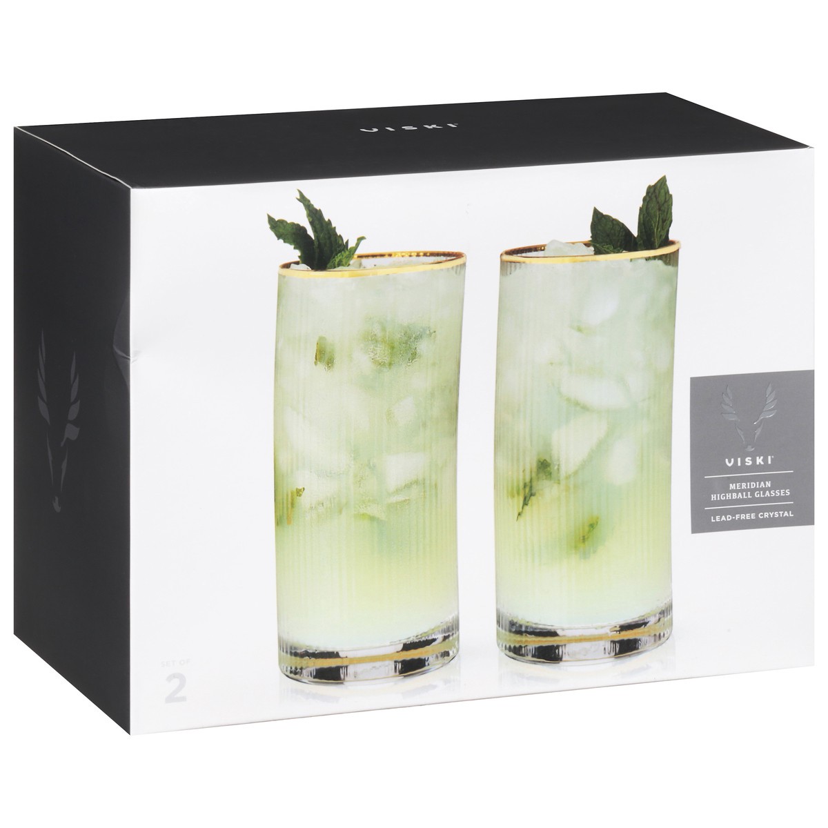 slide 10 of 11, Viski Meridian Highball Glasses 2 ea, 2 ct