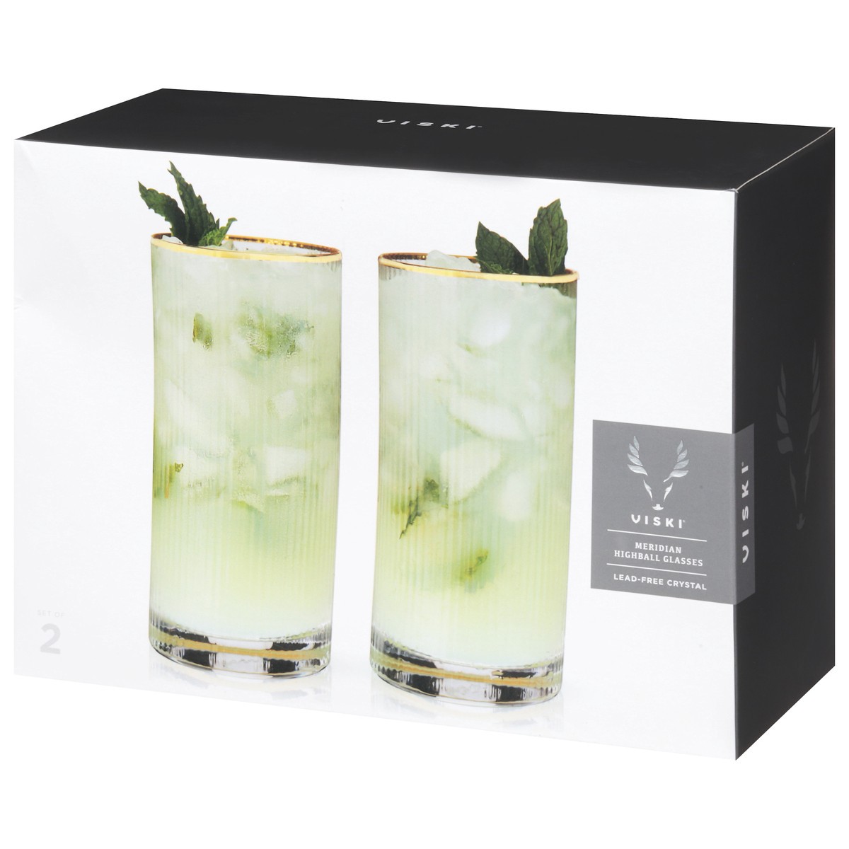 slide 4 of 11, Viski Meridian Highball Glasses 2 ea, 2 ct