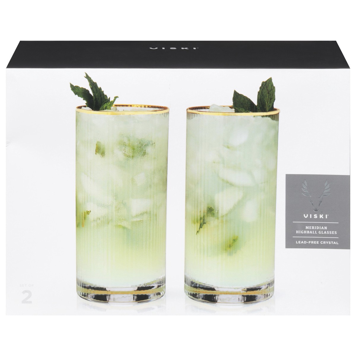 slide 1 of 11, Viski Meridian Highball Glasses 2 ea, 2 ct