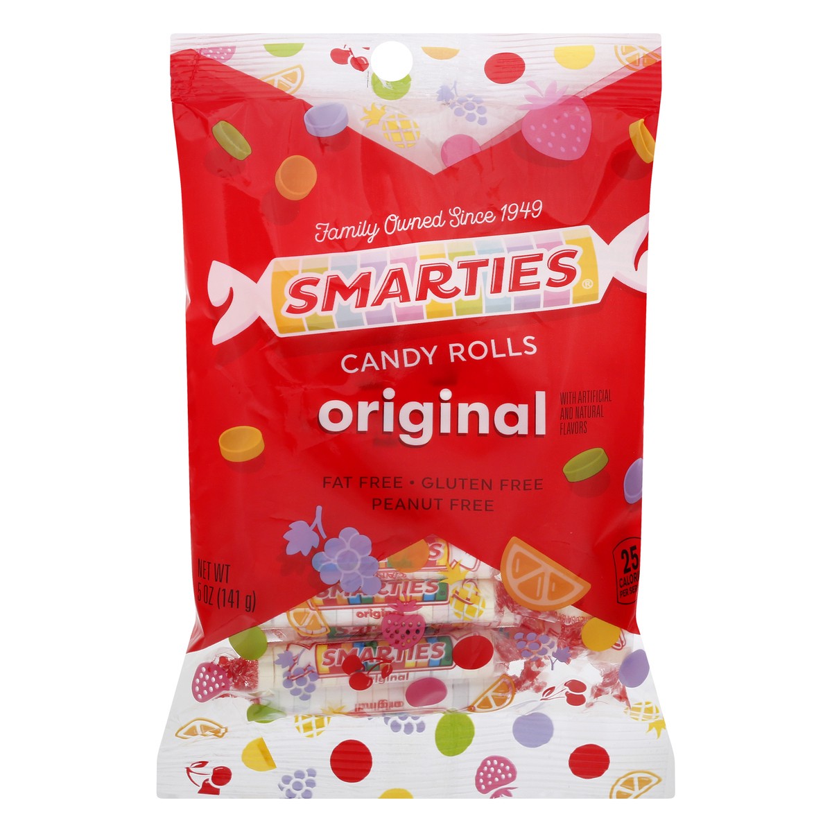 slide 1 of 10, Smarties Original Candy Rolls, 5 oz