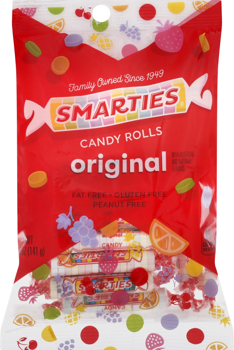 slide 4 of 10, Smarties Original Candy Rolls, 5 oz