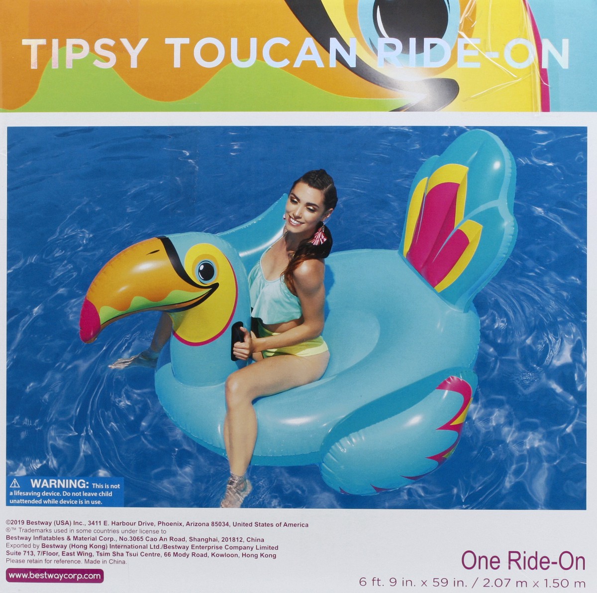 slide 6 of 6, Bestway Ride-On 1 ea, 1 ct