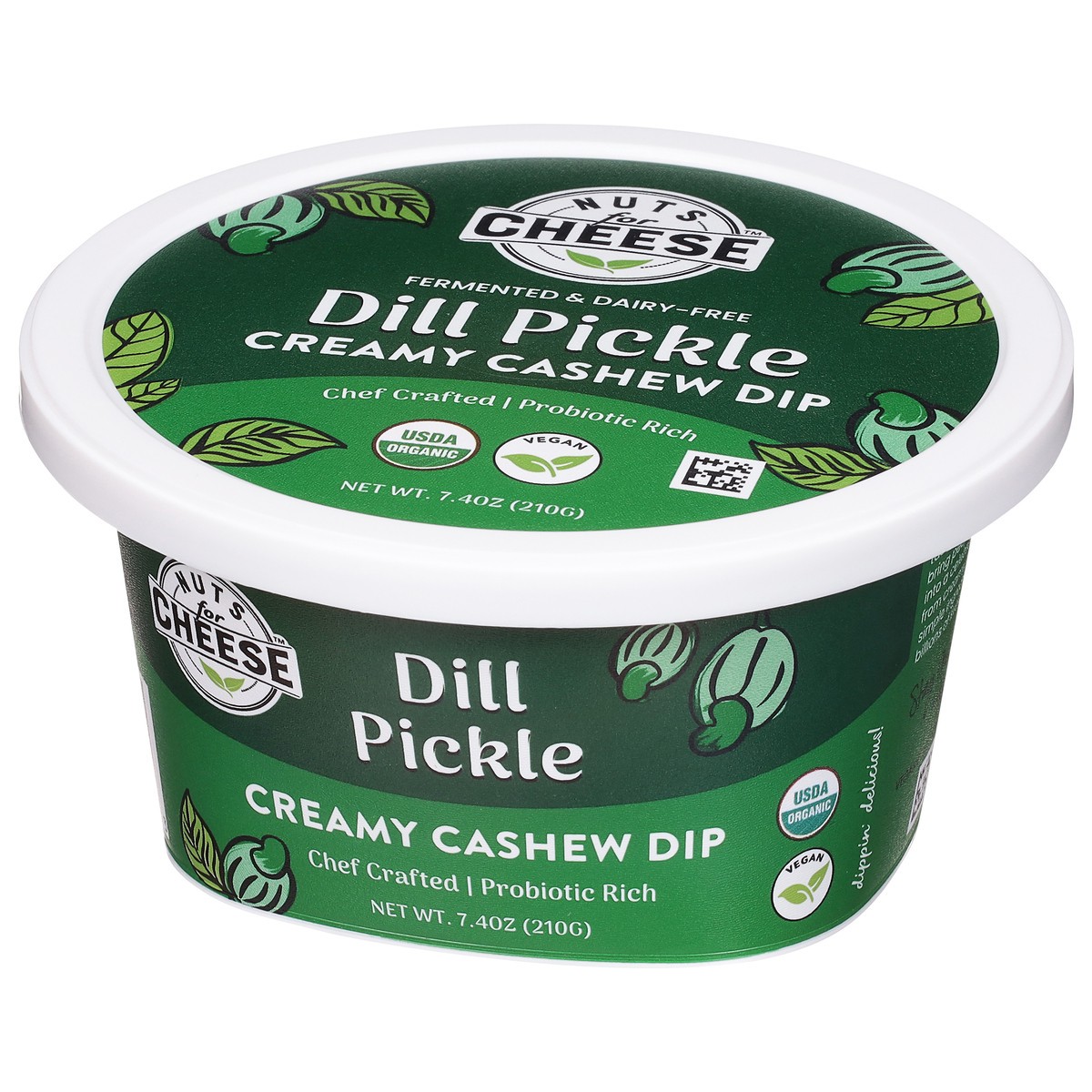 slide 11 of 15, Nuts for Cheese Creamy Dill Pickle Cashew Dip 7.4 oz, 7.4 oz