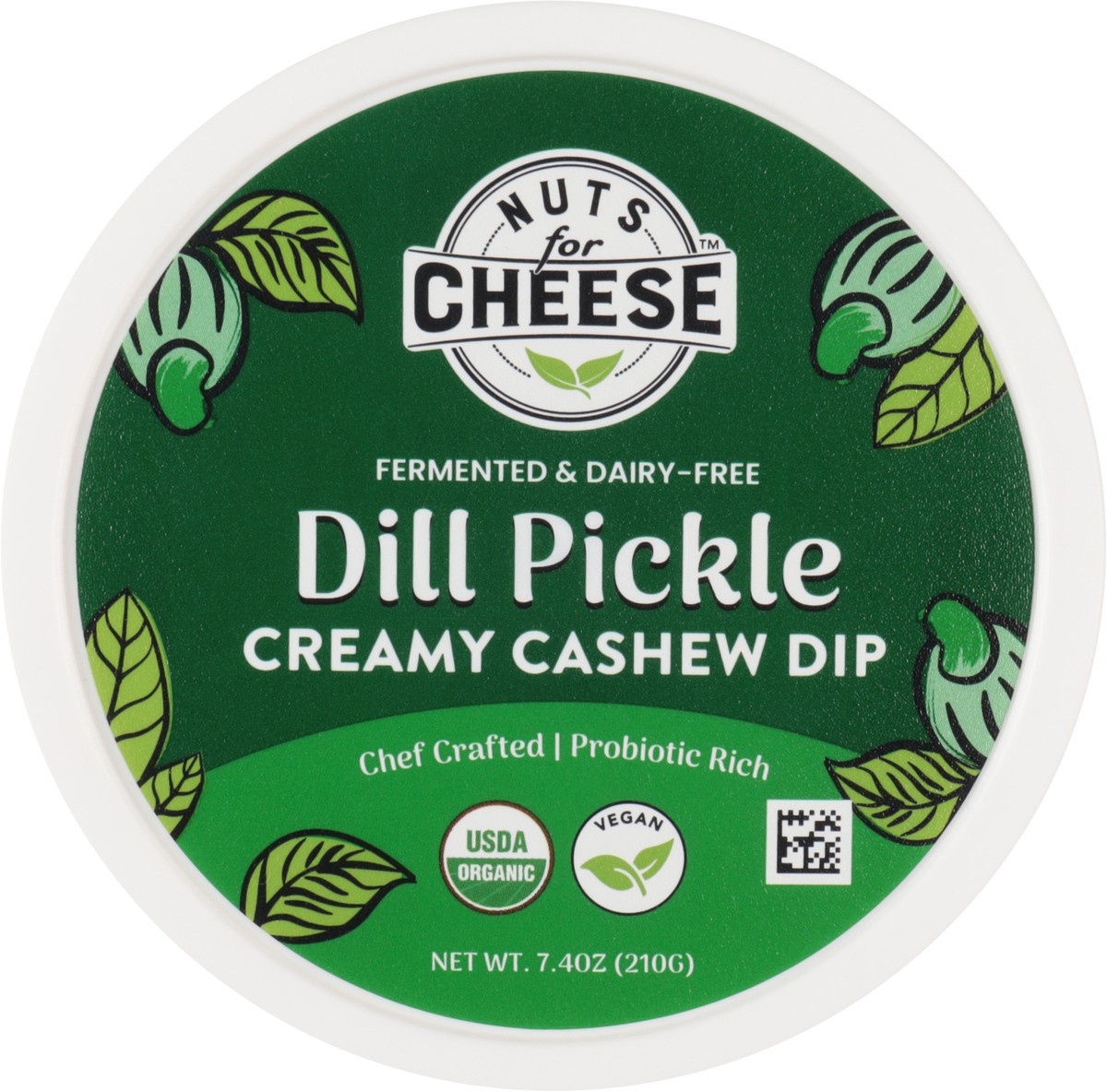 slide 5 of 15, Nuts for Cheese Creamy Dill Pickle Cashew Dip 7.4 oz, 7.4 oz
