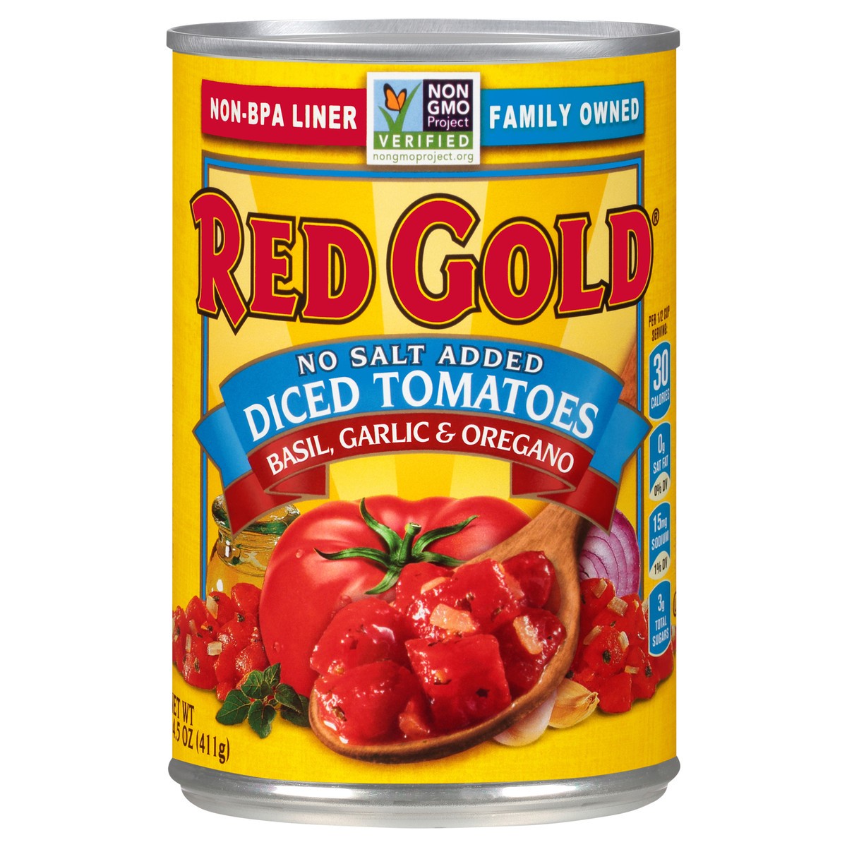 slide 6 of 11, Red Gold Diced Tomatoes Italian, 14.5 oz