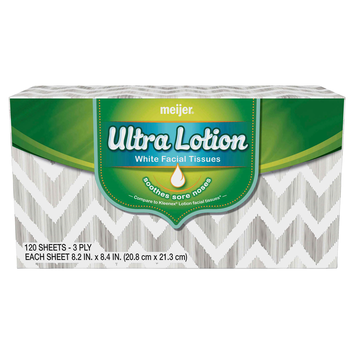 slide 1 of 3, Meijer Facial Tissues with Lotion, 120 ct