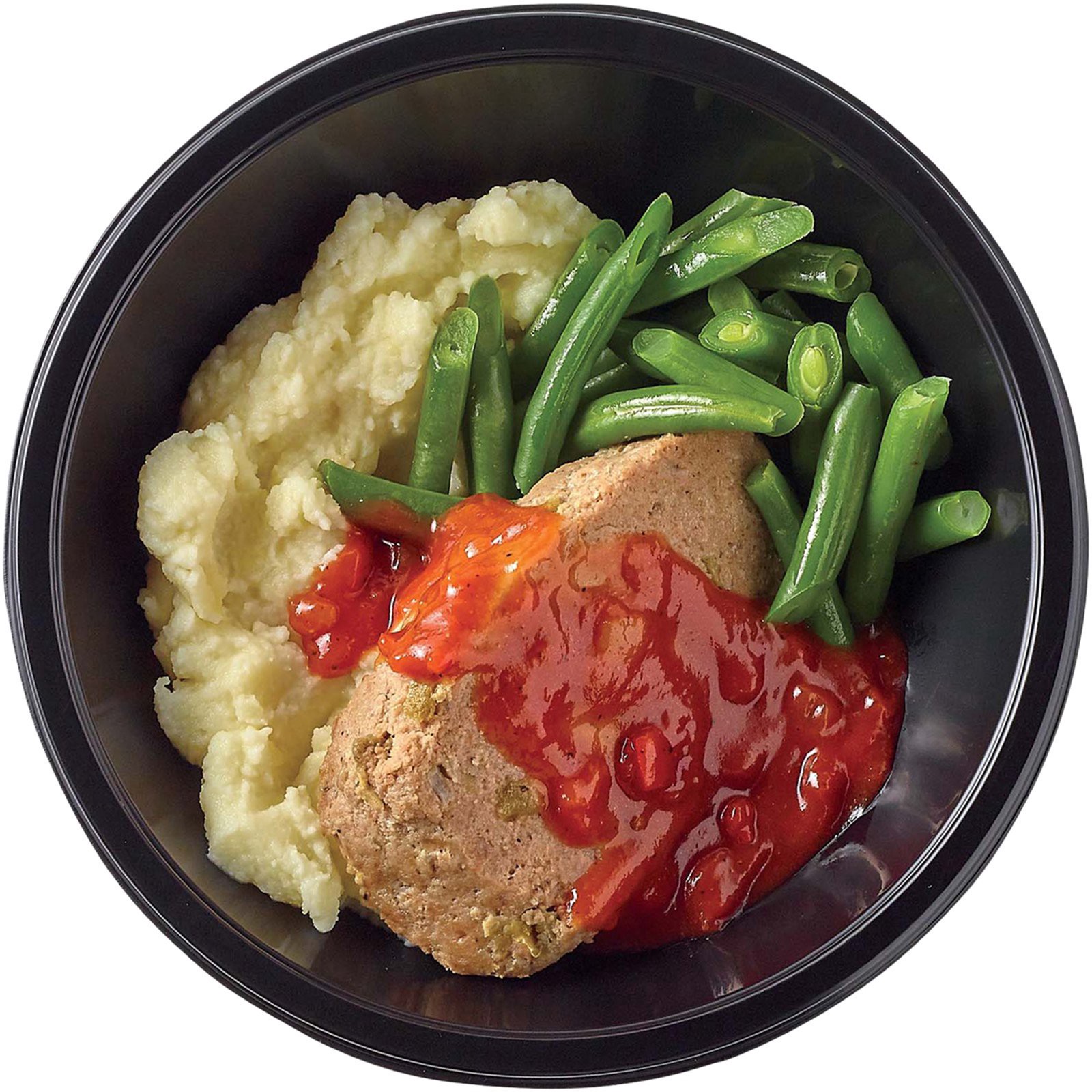 slide 1 of 1, Meal Simple by H-E-B Beef Meatloaf Bowl, 12 oz