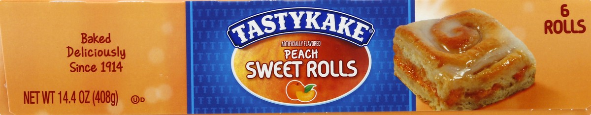 slide 2 of 13, Tastykake Sweet Rolls 6 ea, 14.4 oz