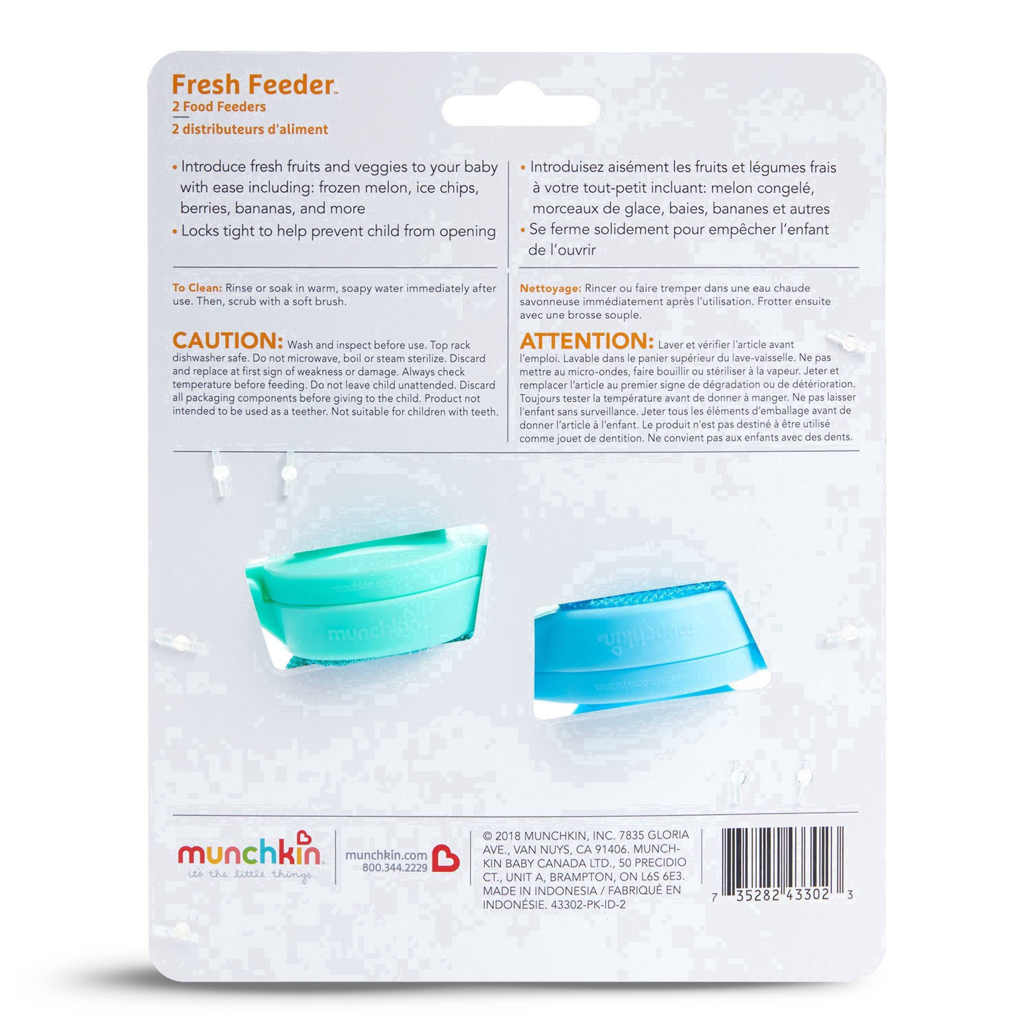 slide 8 of 61, Munchkin Fresh Food Feeder - 2pk, 2 ct