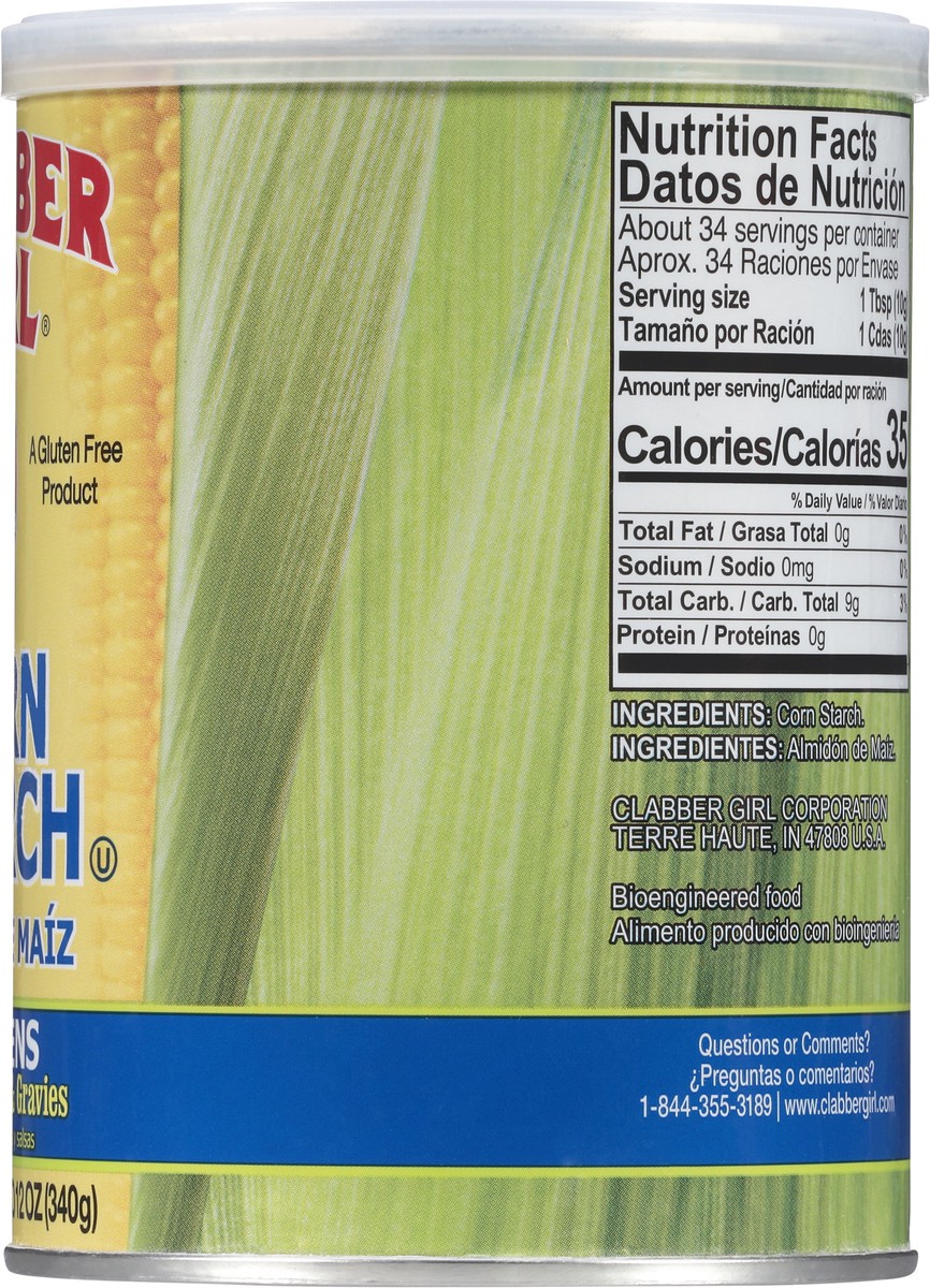 slide 3 of 15, Clabber Girl Corn Starch, 12 oz, 12 oz