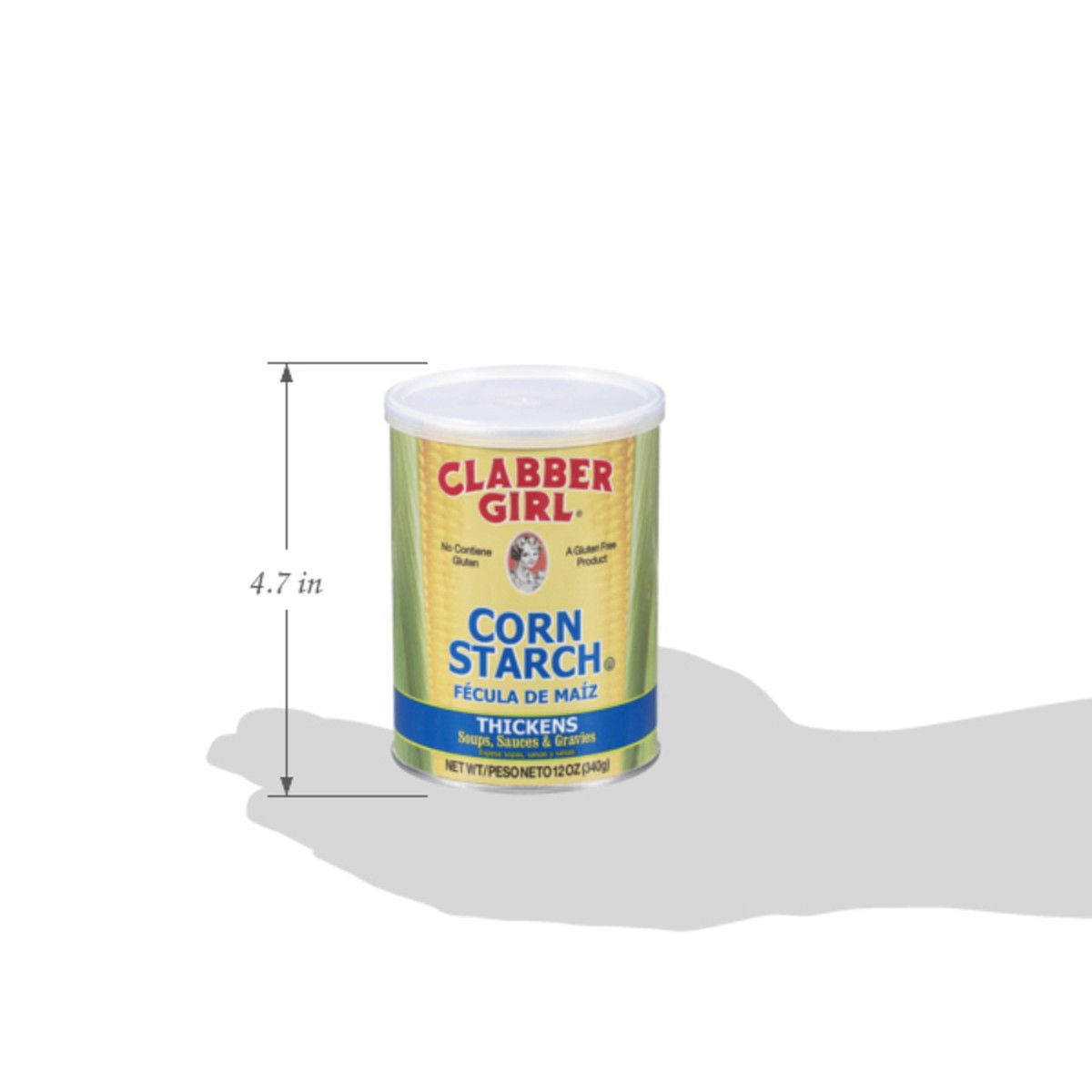 slide 12 of 15, Clabber Girl Corn Starch, 12 oz, 12 oz