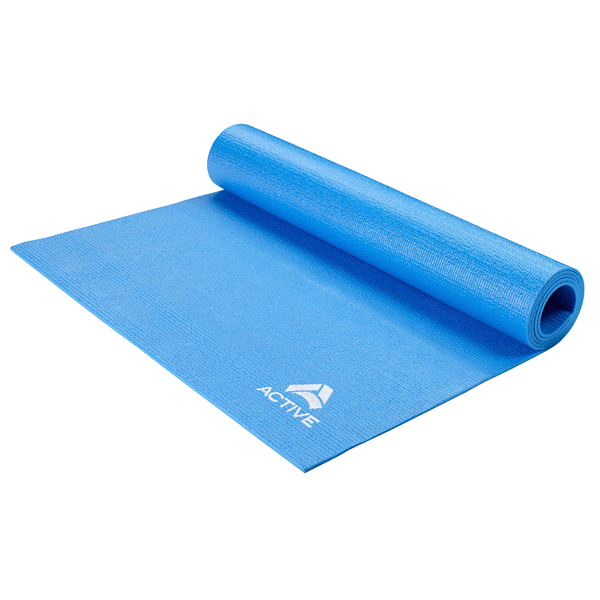 slide 1 of 1, ACTIVE Yoga Mat, Blue, 1 ct