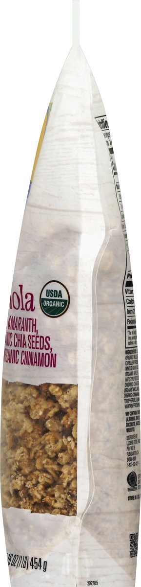 slide 6 of 7, O Orgnc Granola Chia Flax Quinoa, 