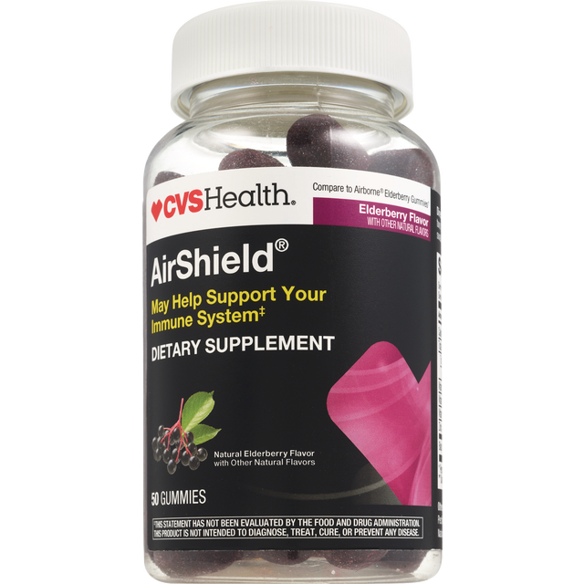 slide 1 of 1, CVS Health Black Elderberry Gummies, 50 ct