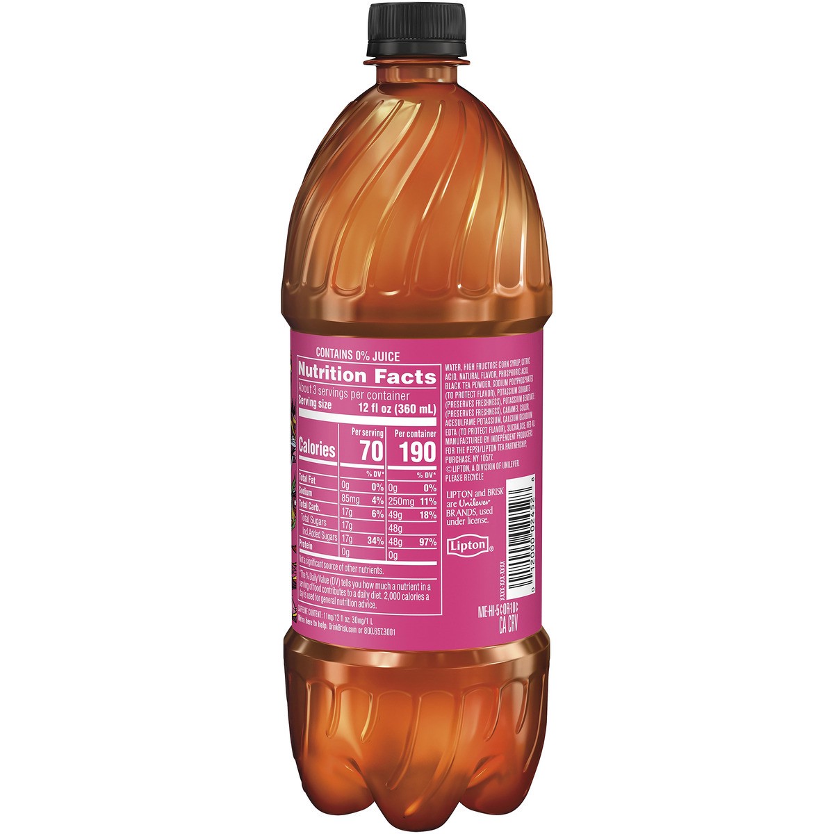 slide 3 of 9, Brisk Iced Tea - 1 l, 1 liter