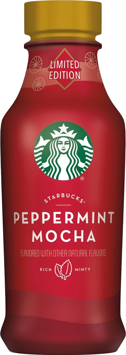 slide 4 of 6, Starbucks Iced Espresso Espresso Beverage Peppermint Mocha Flavored 14 Fl Oz Bottle, 14 oz