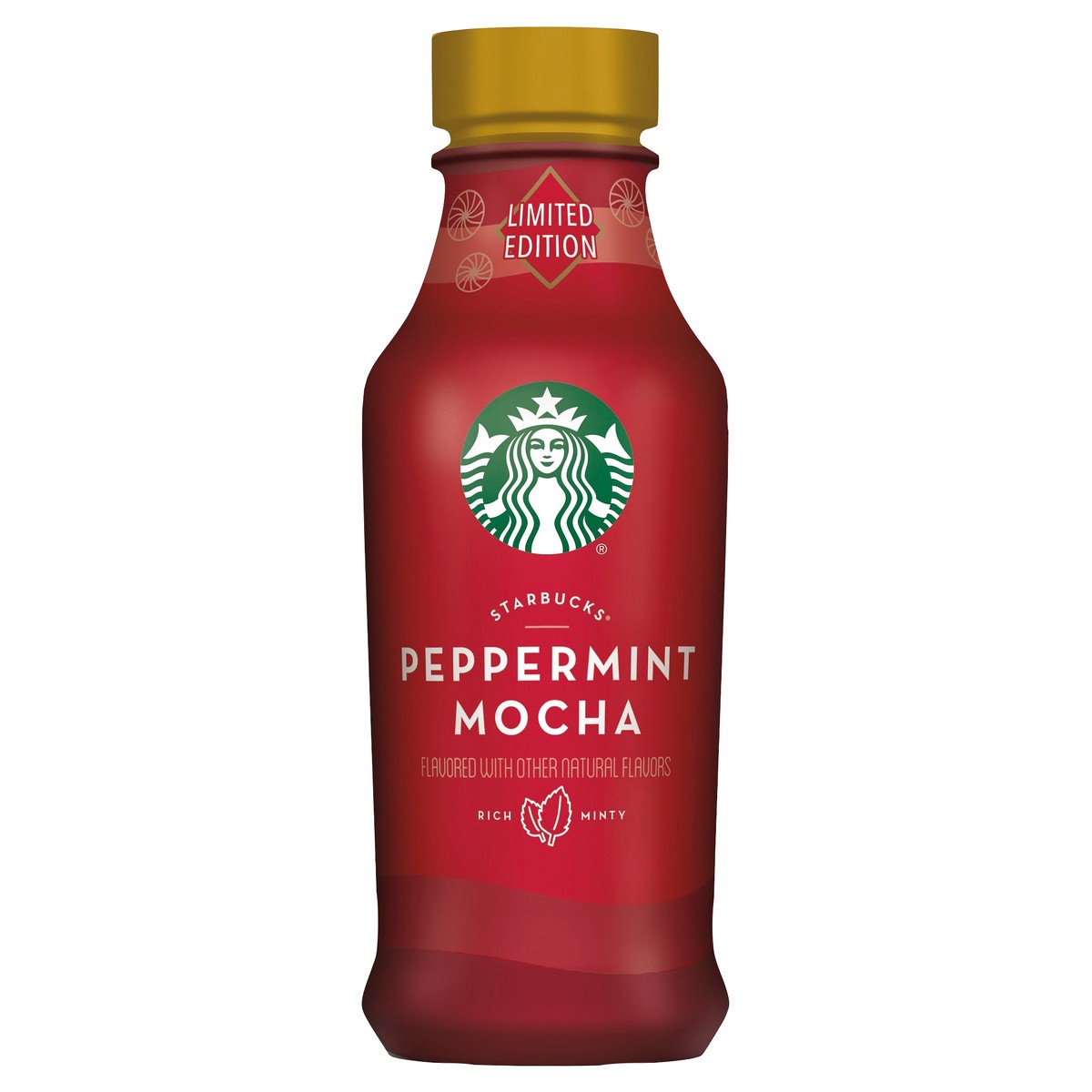 slide 6 of 6, Starbucks Iced Espresso Espresso Beverage Peppermint Mocha Flavored 14 Fl Oz Bottle, 14 oz