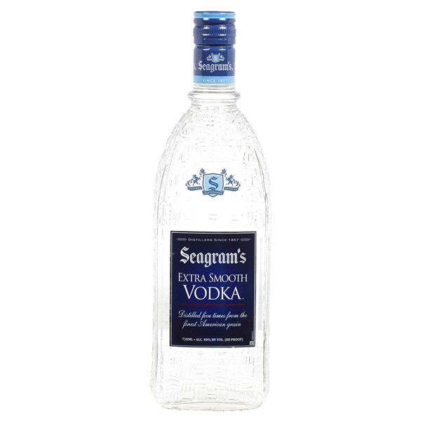 slide 1 of 1, Seagram's Seagrams Extra Smooth Vodka, 750 ml