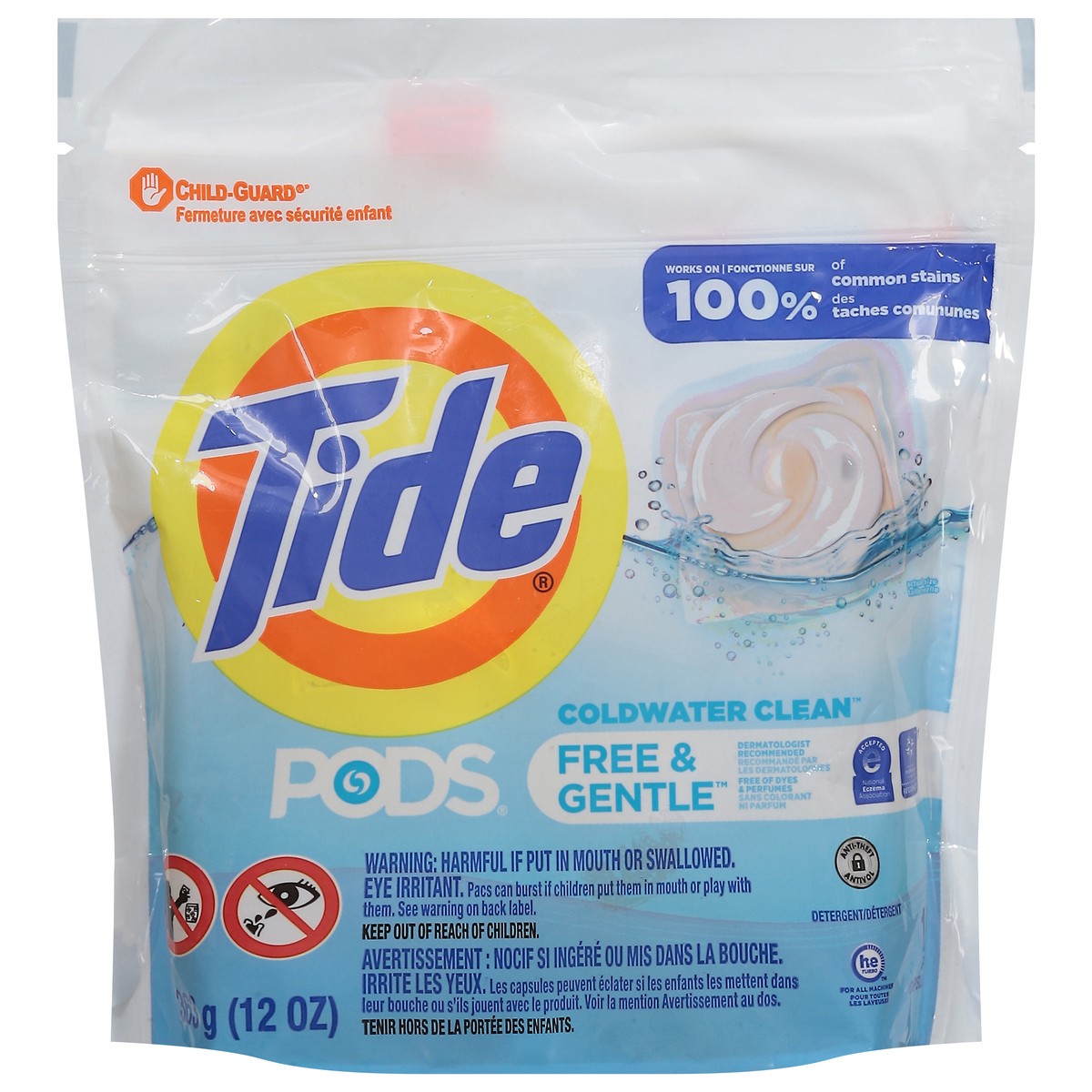 slide 1 of 3, Tide Pods Coldwater Clean Free & Gentle Detergent 12 oz, 12 oz