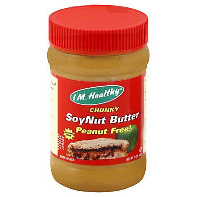 slide 1 of 1, I.M. Healthy SoyNut Butter - Original Chunky, 15 oz