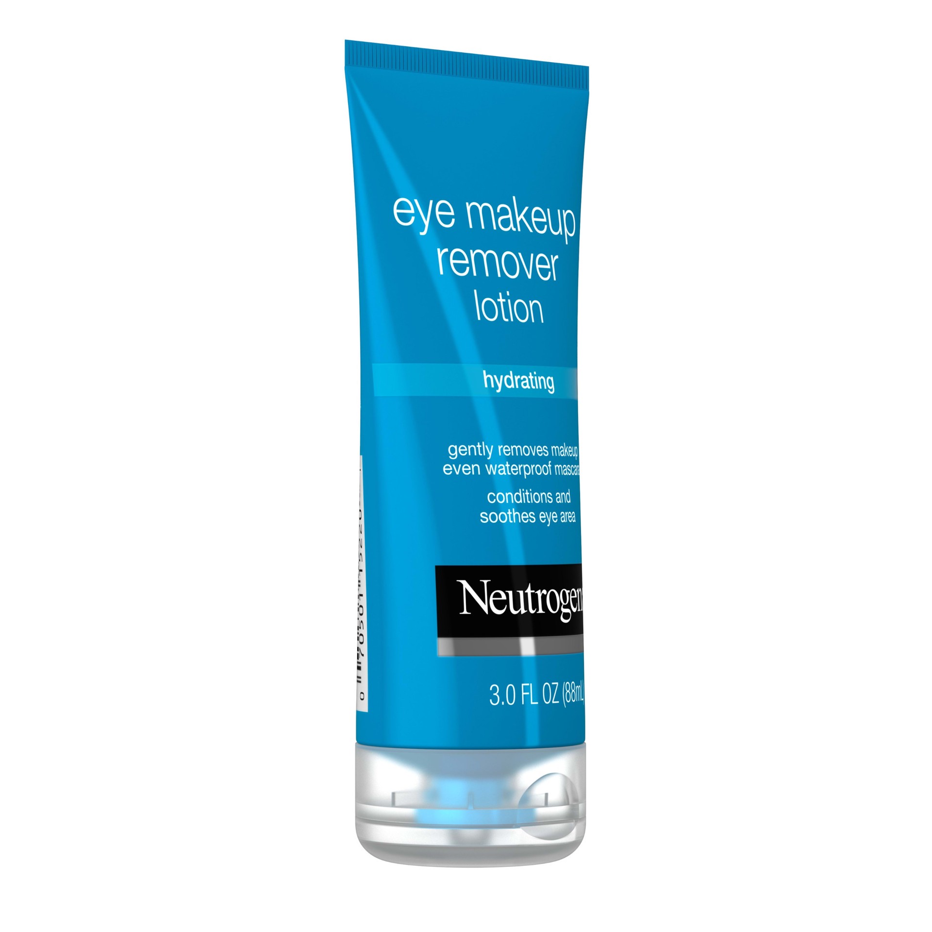 slide 3 of 5, Neutrogena Hydrating Eye Makeup Remover Lotion, Gentle Daily Makeup Remover with Skin-Soothing Aloe and Cucumber Extracts to Remove Even Waterproof Mascara, Fragrance-Free, 3 oz