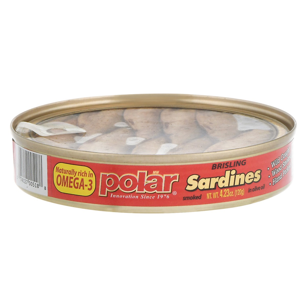 slide 7 of 9, MW Polar Brisling Smoked Sardines in Olive Oil 4.23 oz, 4.23 oz