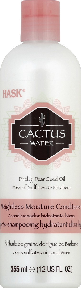 slide 5 of 6, Hask Weightless Moisture Conditioner Cactus Water, 12 oz