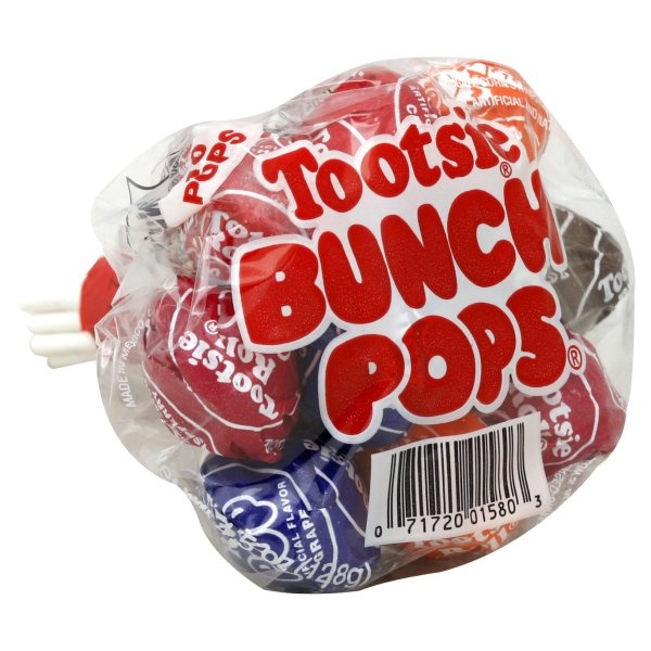 slide 1 of 1, Tootsie Bunch Pop, 10 ct